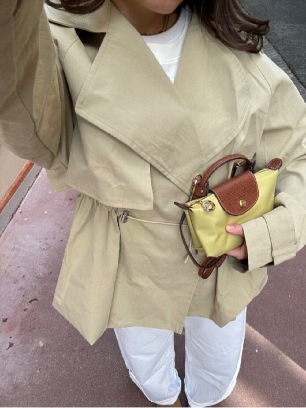 NWT Minimalist lime green Longchamp